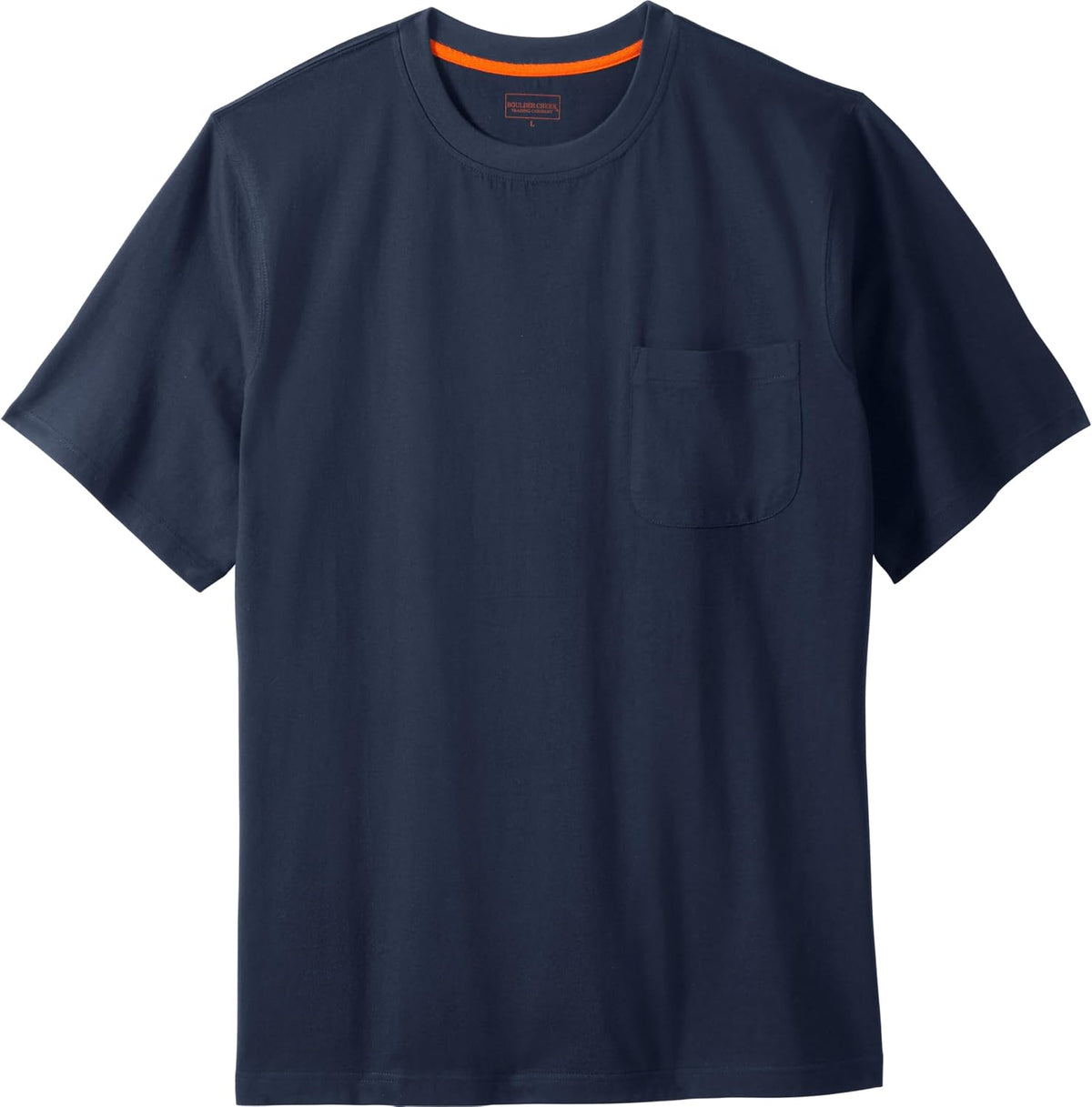 Boulder Creek Heavyweight Pocket Crewneck T-Shirt - Navy