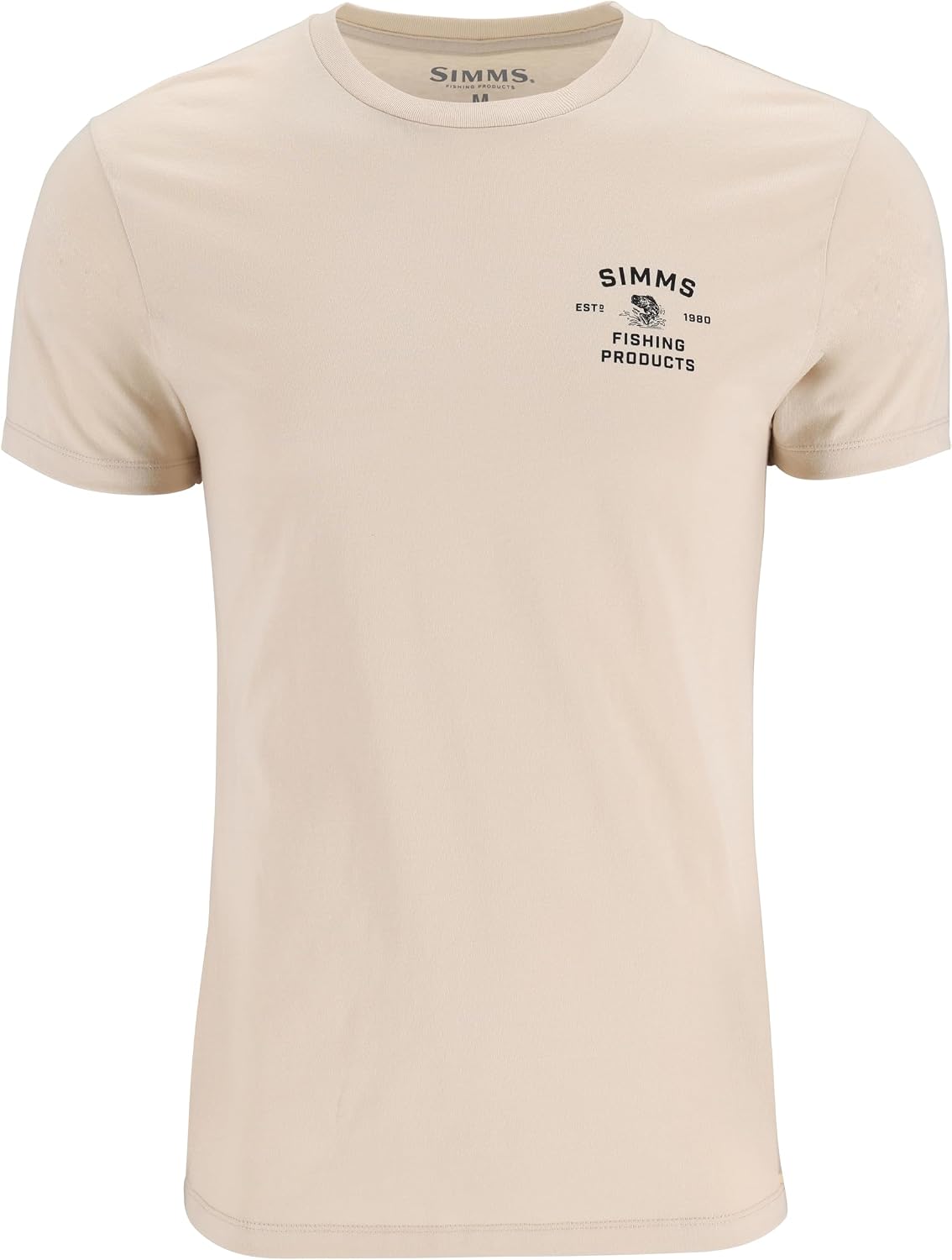 Simms Men's M’s Stacked Bass T-Shirt - Natural