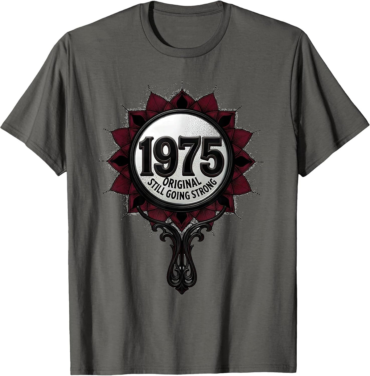 Men's 1975 Original Still Going Strong Vintage Design T-Shirt - Asphalt Grey