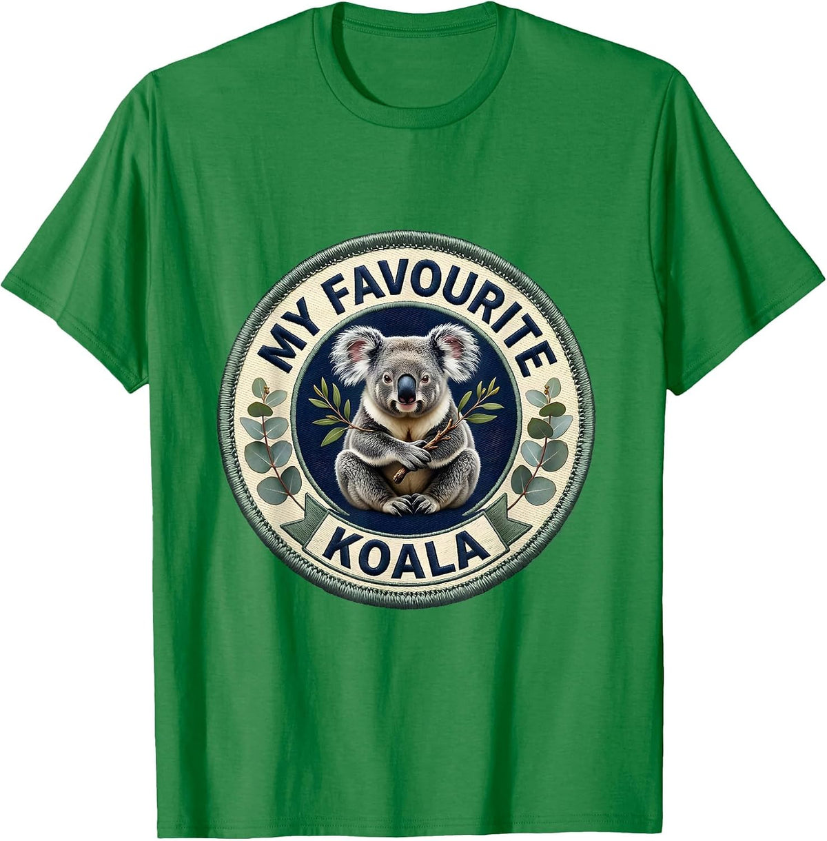 Men's My Favourite Koala Cute Kawaii Koala Lover Animal Humor T-Shirt - Kelly Green