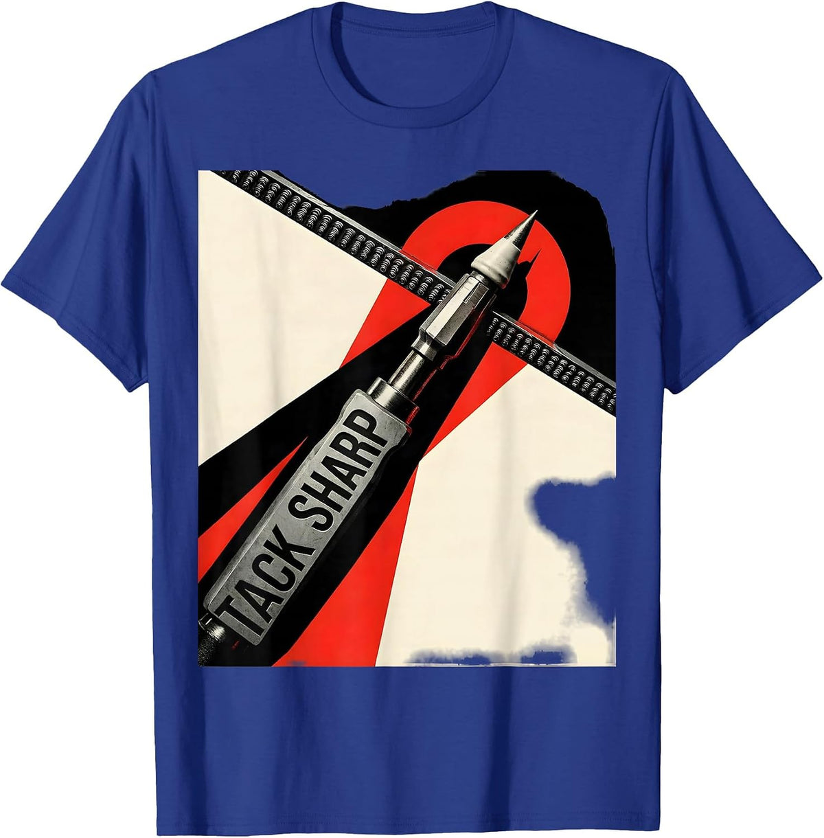 Tack Sharp Constructivist Welder Trade Pride Humor T-Shirt - Royal Blue
