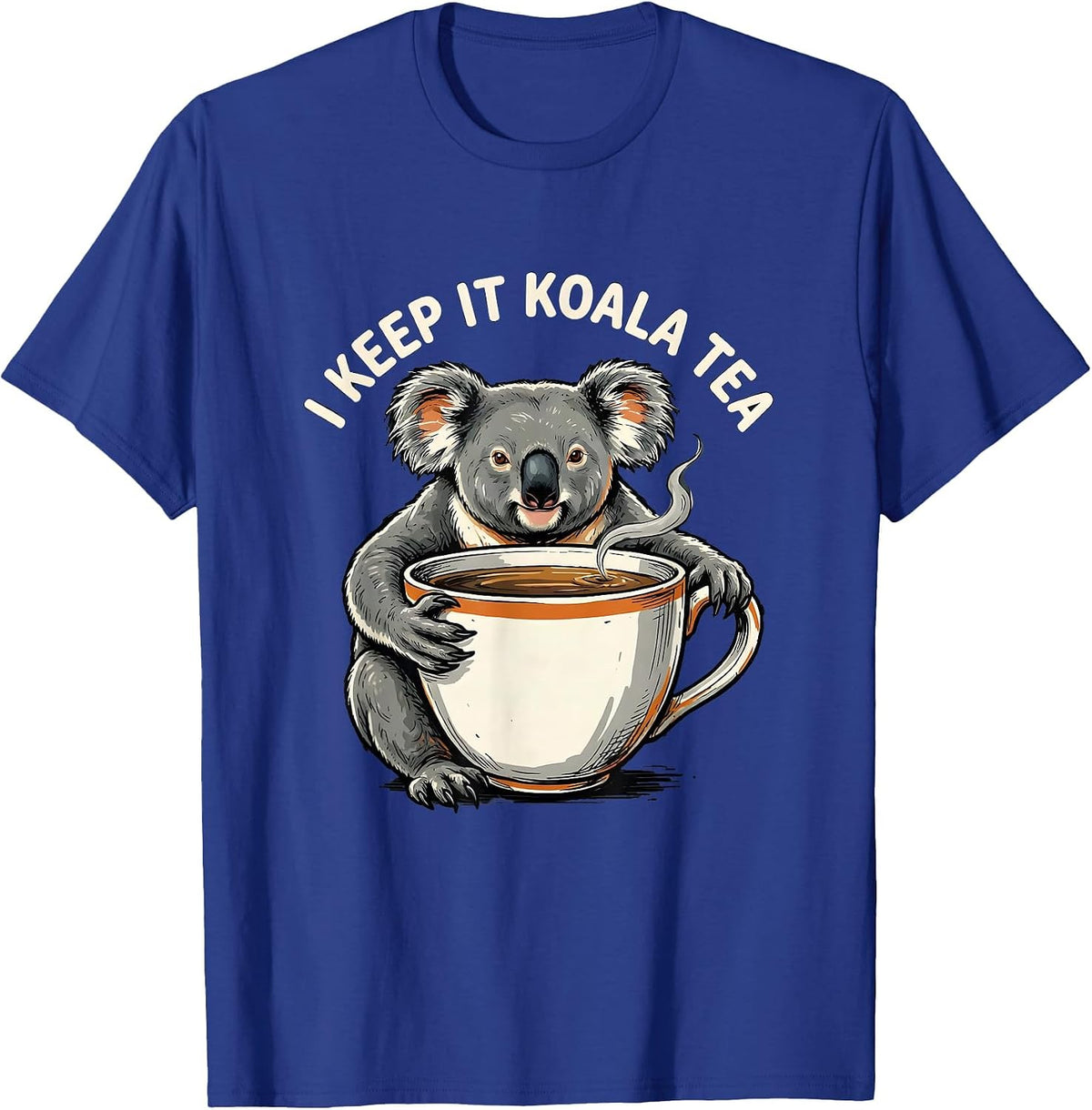 Men's I Keep It Koala Tea Funny Koala Pun Animal Lover Gift T-Shirt - Royal Blue