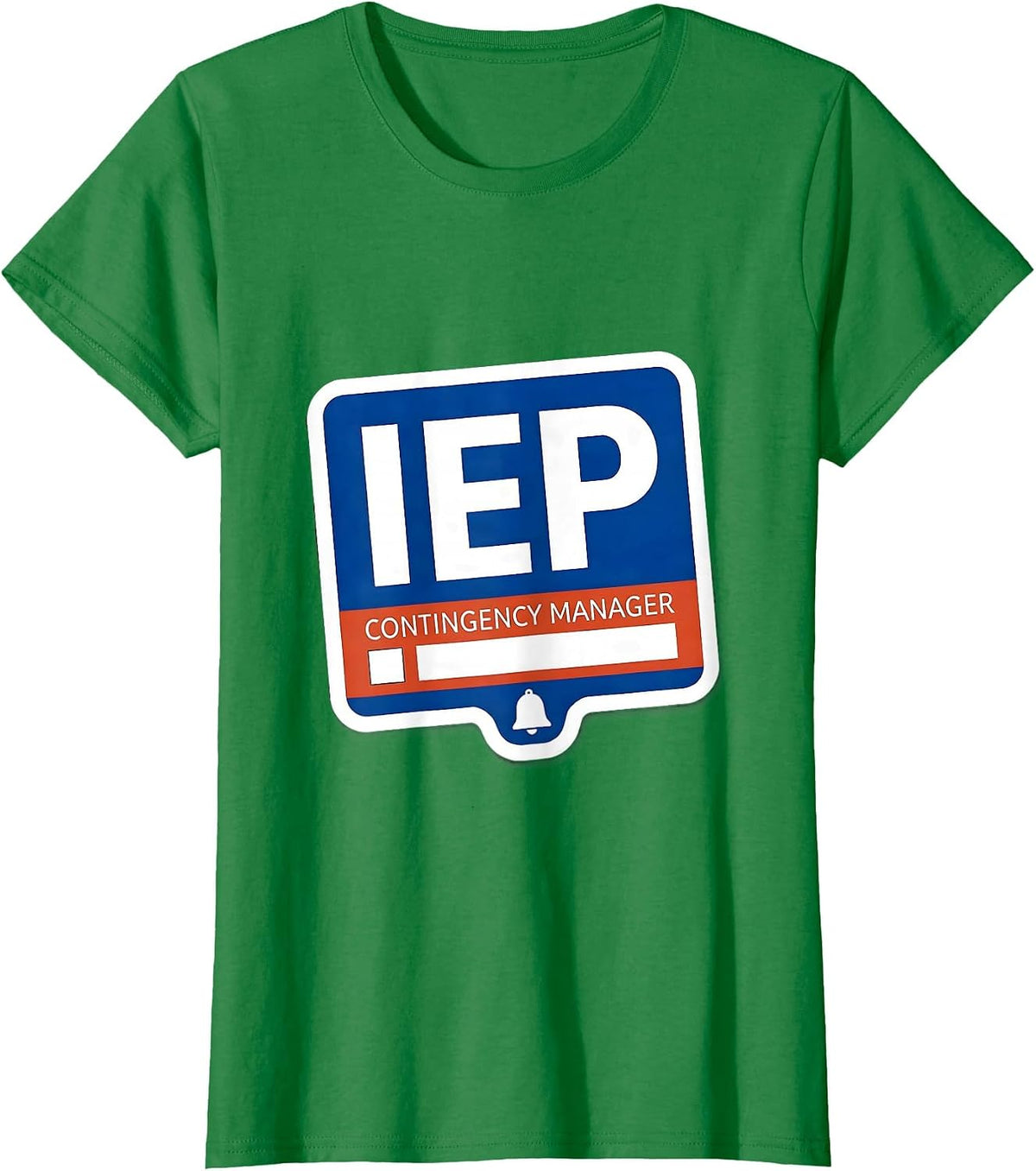 IEP Contingency Manager Funny Chaos Coordinator Teacher T-Shirt - Kelly Green