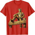 Men's Boots and Wild Hearts Cowgirl Design T-Shirt - Red