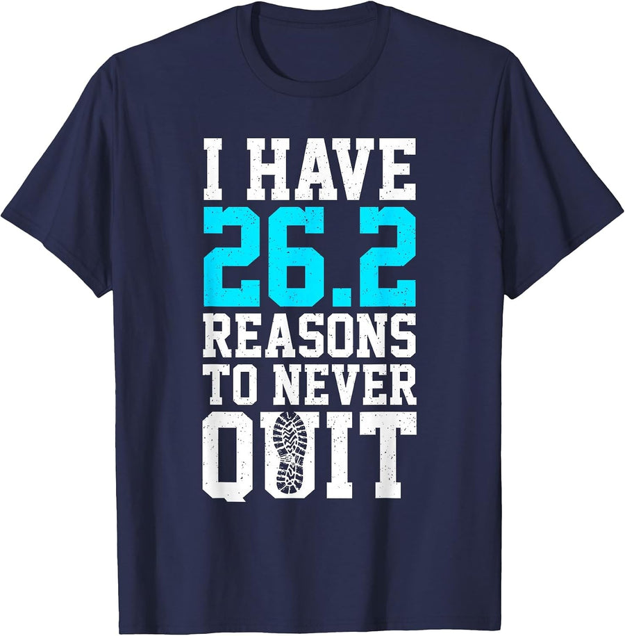 Best Marathon Runner Design for Men Women Marathon Running T-Shirt - Navy Blue