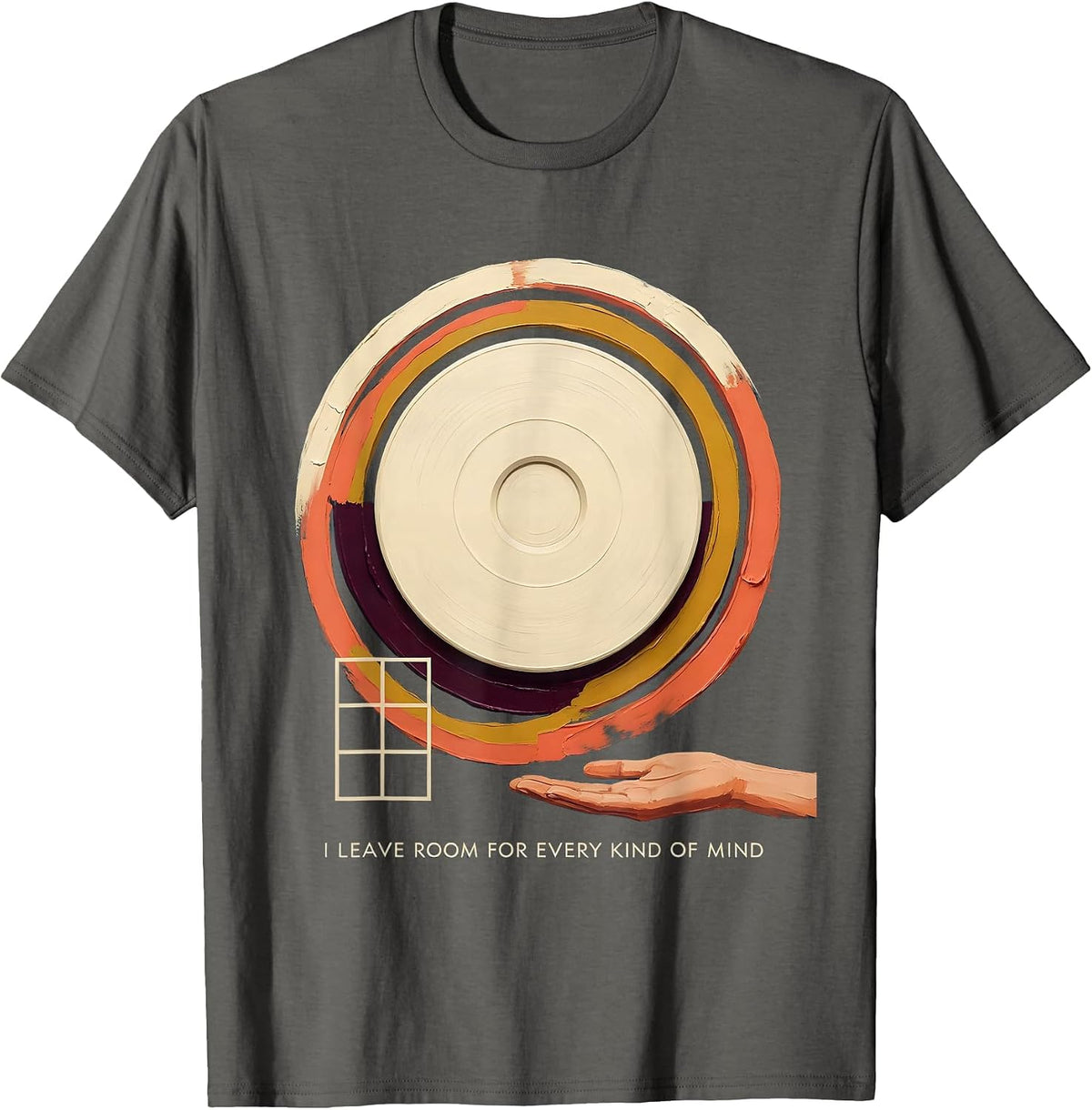I Leave Room For Every Kind Of Mind Inclusive Special T-Shirt - Asphalt Grey