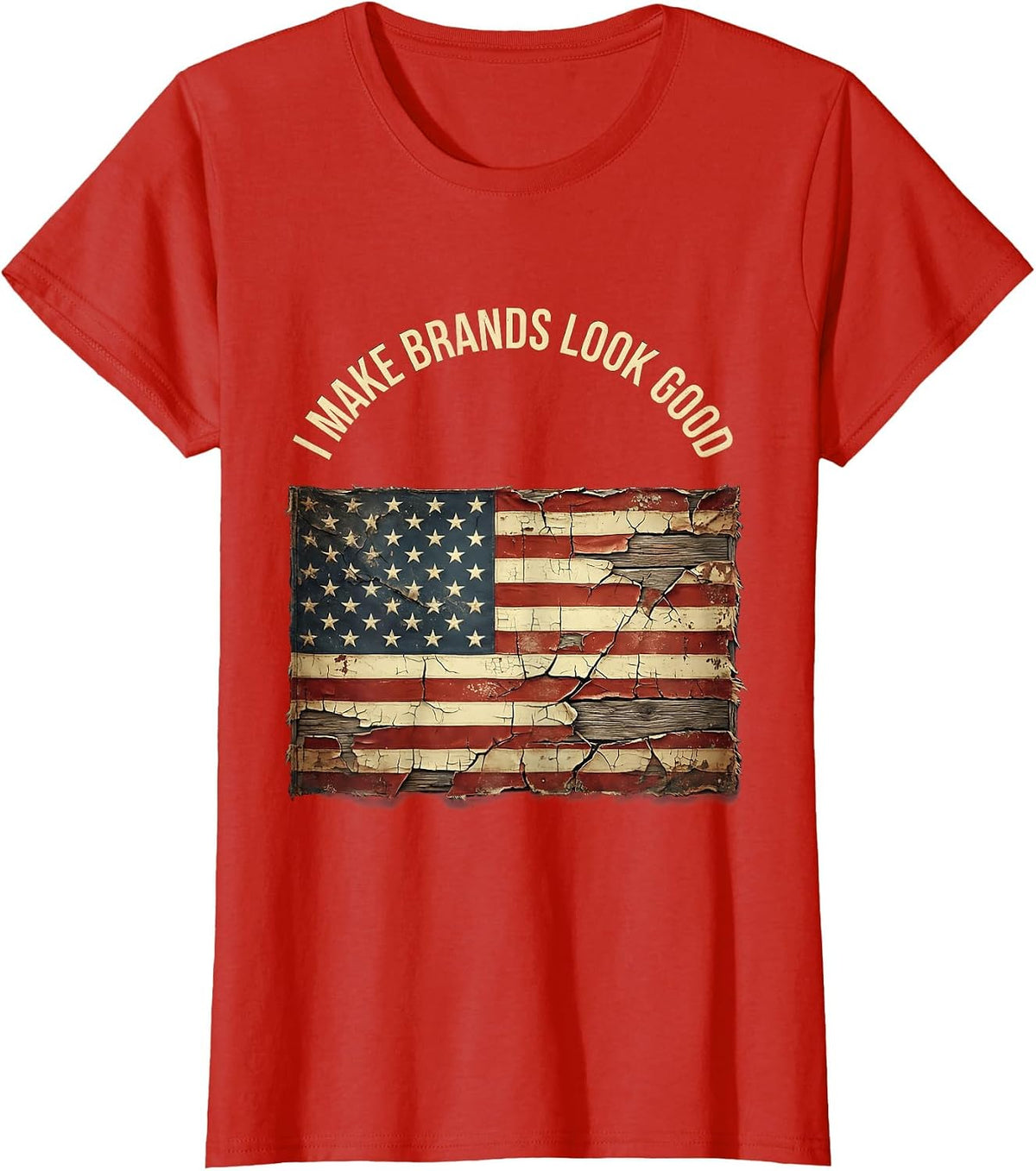 I Make Brands Look Good Graphic Designer Tee T-Shirt - Red
