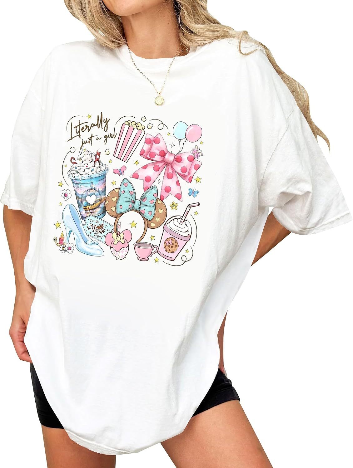 Autism Reading Teacher Shirt - Summer Vacation T-Shirt - Literally a Girl Shirt 1