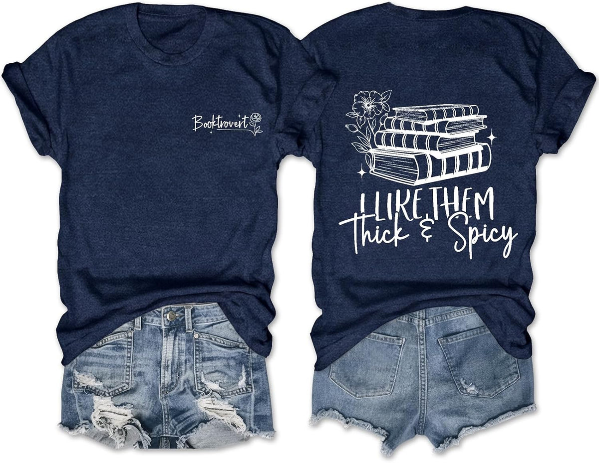 Womens Reading Shirt Book Reader Tshirt Book Lover Shirts School Bookworm Tee Tops - Blue1