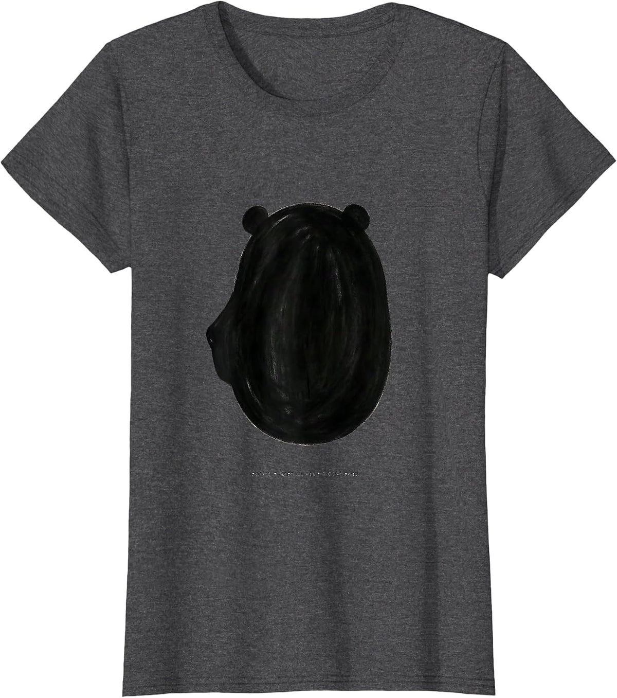 Women's Potato-Shaped, Guinea Pig Confirmed Funny Pig Lover Novelty T-Shirt - Dark Heather Grey