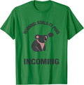Men's Warning: Koala-ty Puns Incoming Funny Koala Lover Gift T-Shirt - Kelly Green