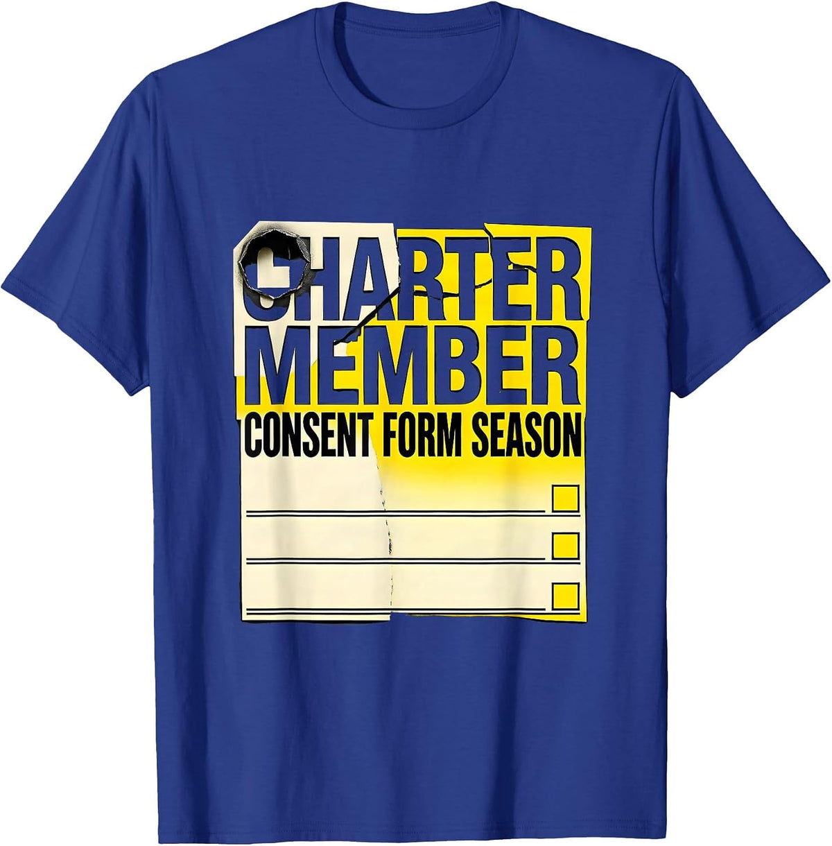 Charter Member Consent Form Season Special Education Teacher T-Shirt - Royal Blue
