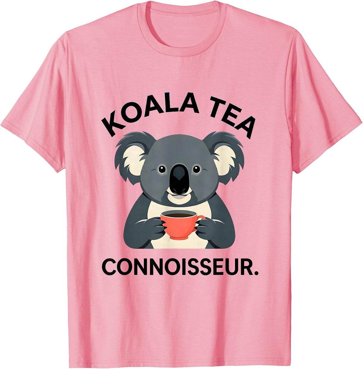 Men's Koala Tea Connoisseur Funny Koala Lover Cute Animal Gift T-Shirt - Pink