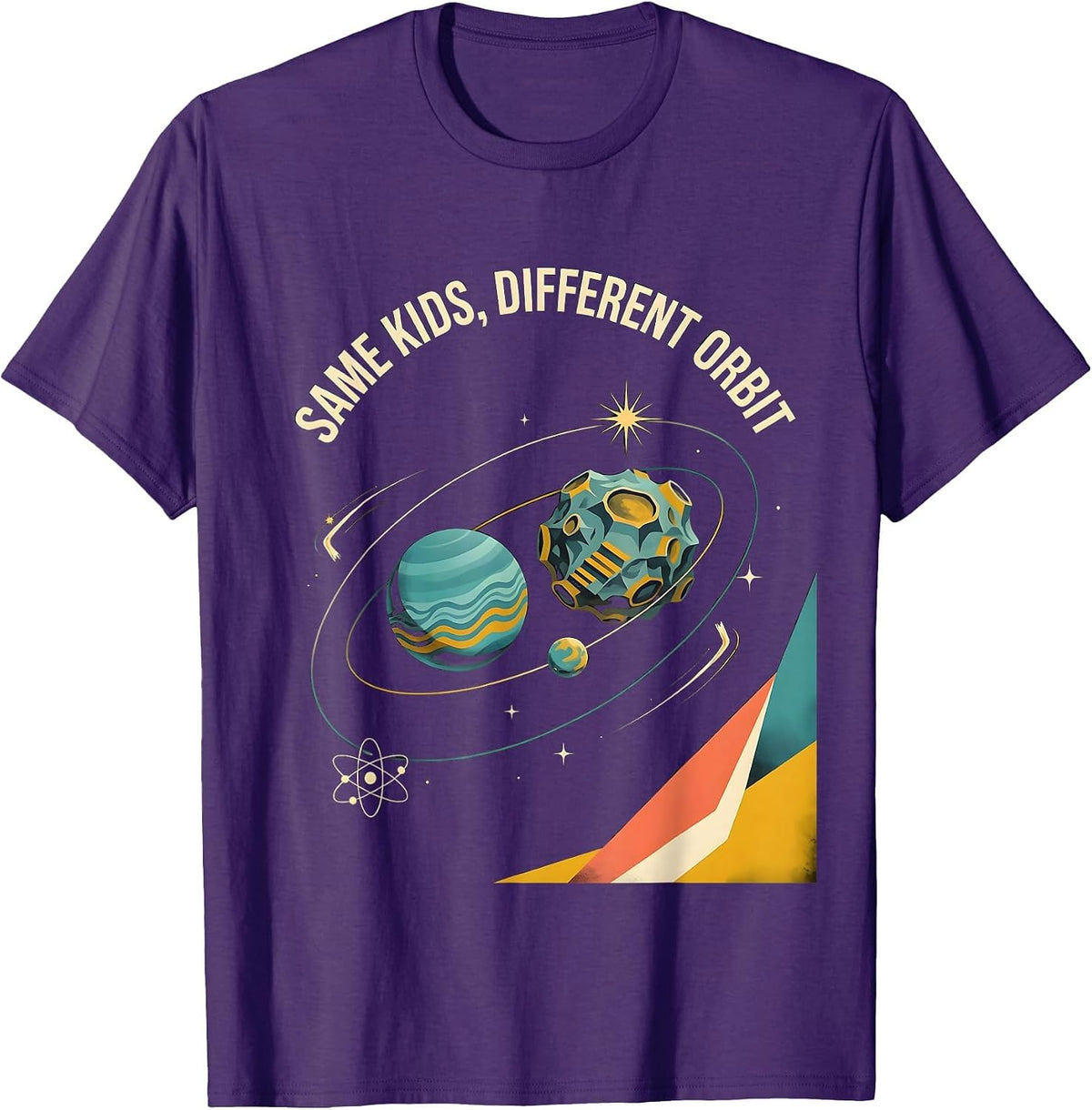 Same Kids Different Orbit Midcentury Modern Special Ed T-Shirt - Purple