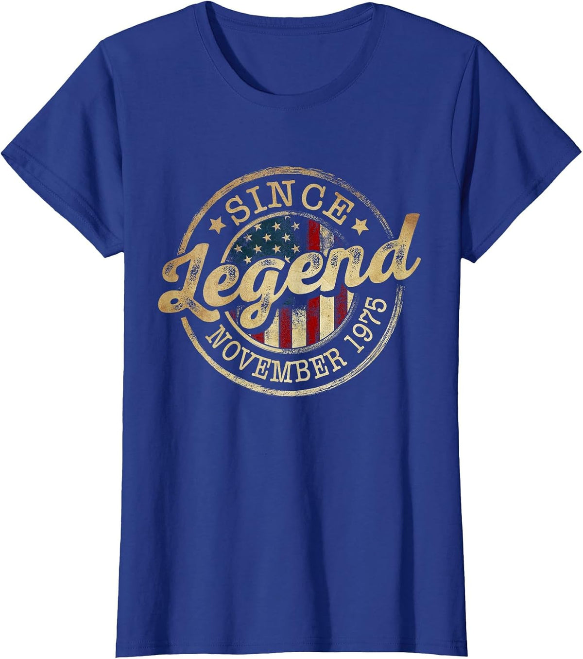 Legend Since November 1975 Vintage 50th Birthday Classic T-Shirt - Royal Blue