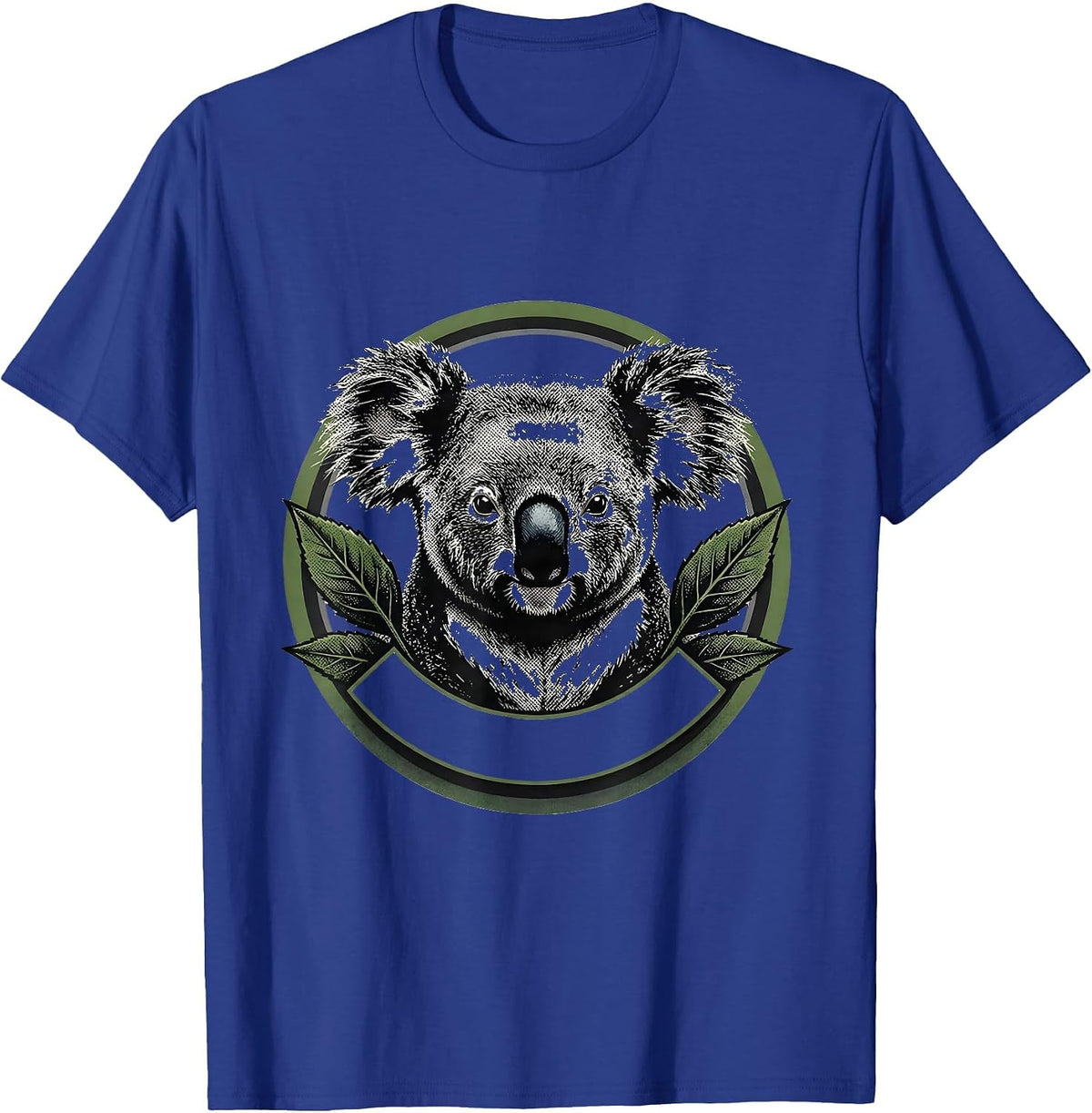 Men's Koala Tea Lover Cute Animal Pun Humor T-Shirt - Royal Blue