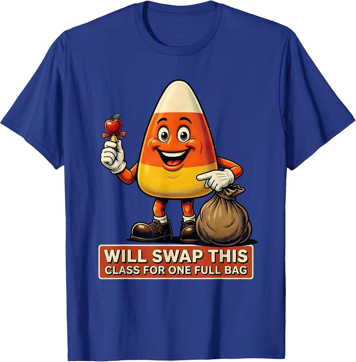 Men's Will Swap This Class For One Full Bag Funny Teacher T-Shirt - Royal Blue