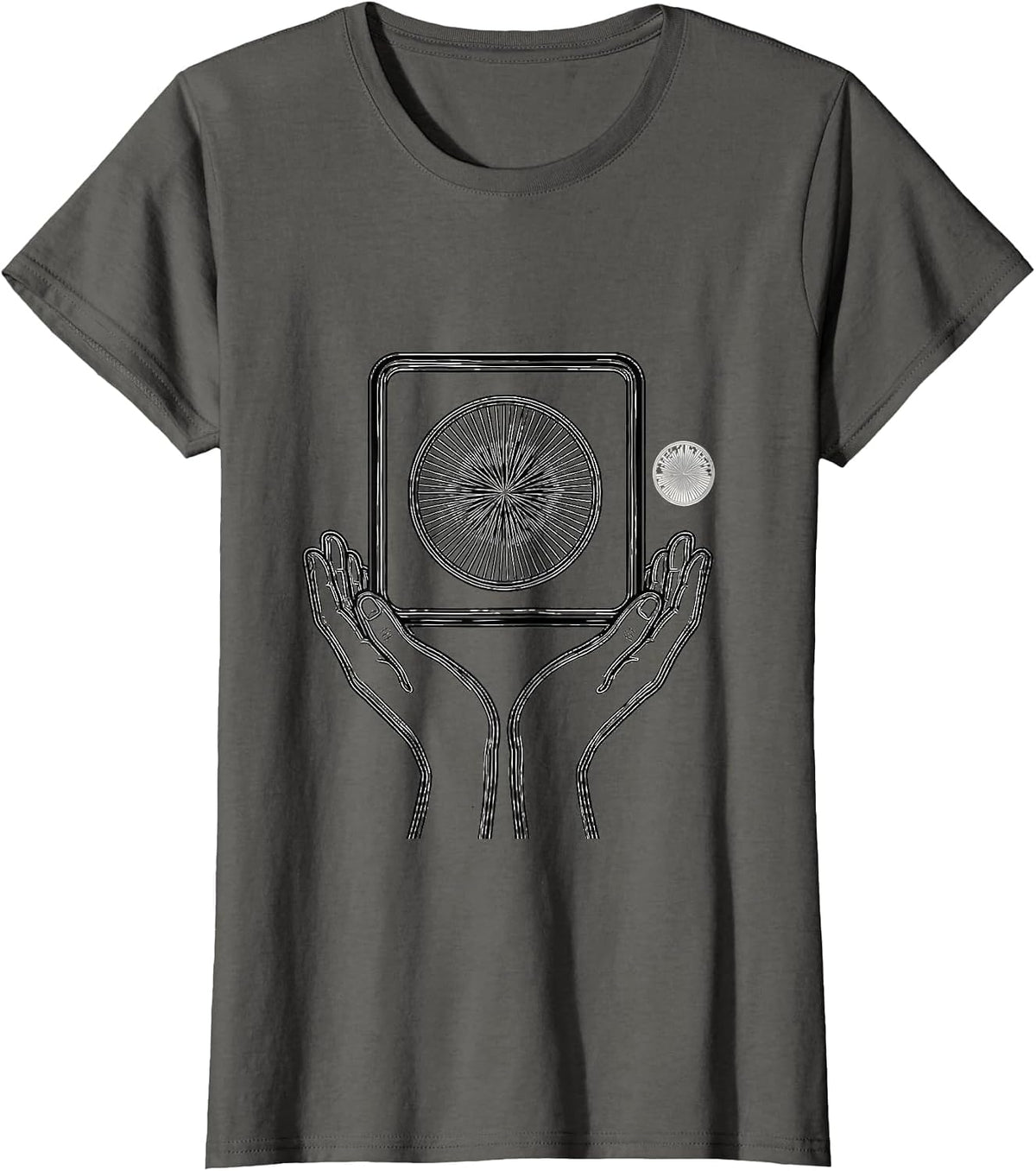 Women's Communication Symbol AAC SLP Team Support T-Shirt - Asphalt Grey