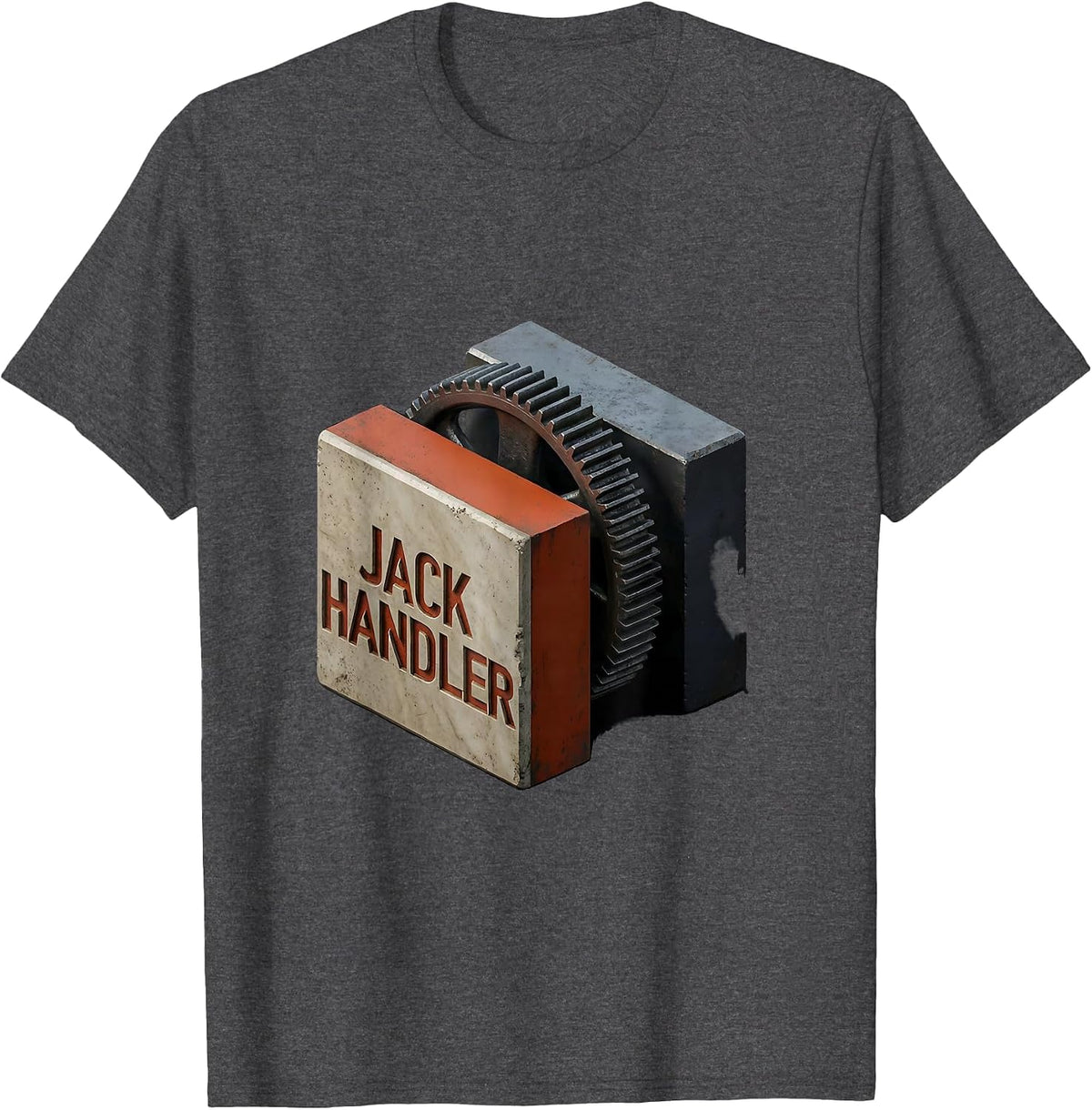 Jack Handler Rugged Oilfield Worker Gift Occupational Pride T-Shirt - Dark Heather Grey