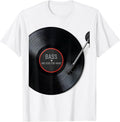 Men's Bass One Dose Per Night Geometric EDM Rave Music Lover DJ T-Shirt - White