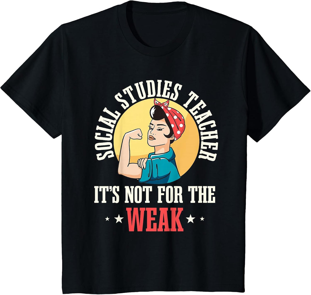 Social Studies Teacher School Educator Professor Worker T-Shirt - Black