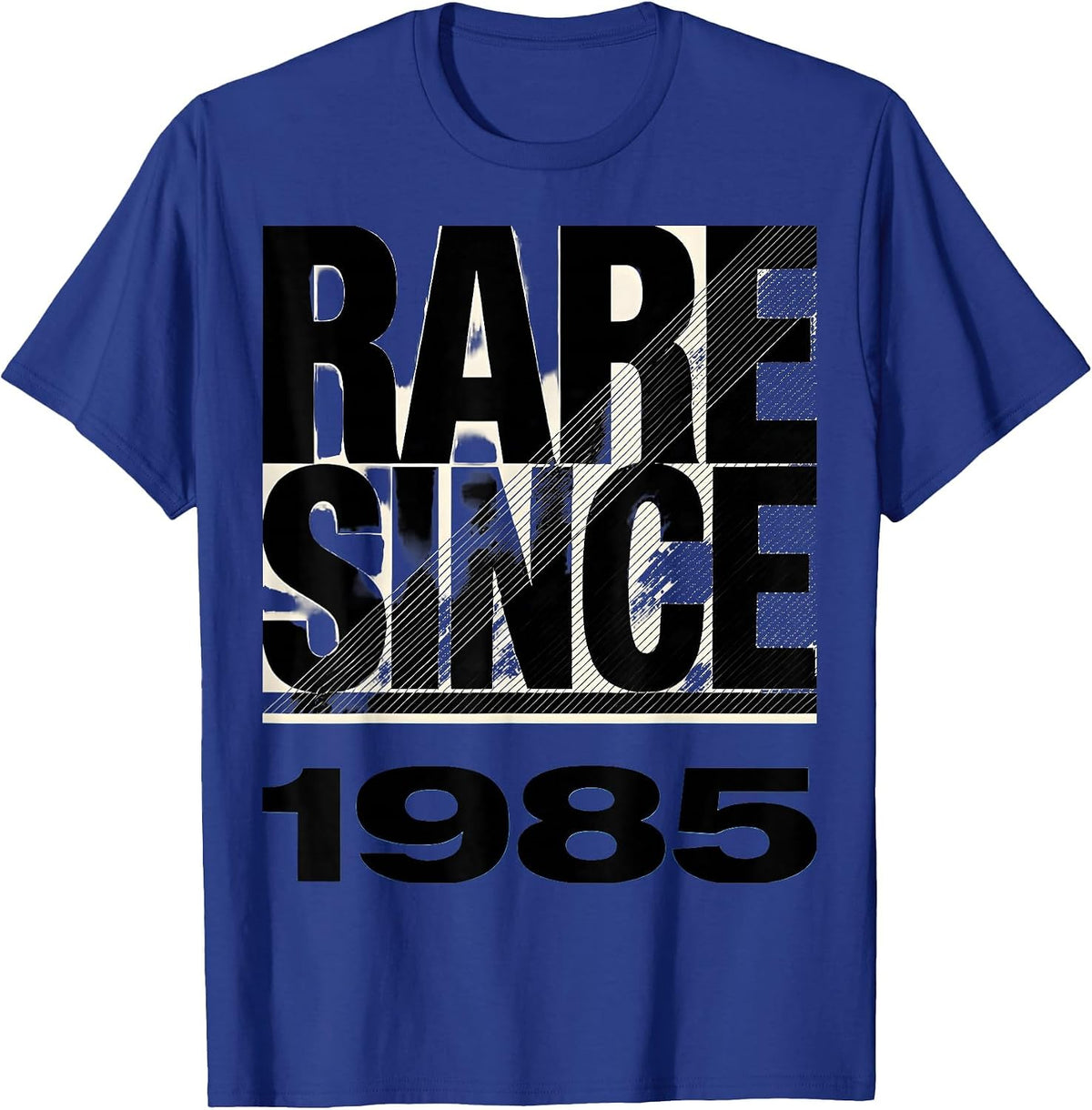 Rare Since 1985 Retro Vintage Nostalgic Typography T-Shirt - Royal Blue