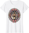 Women's Birthday Champagne Bottle Popping Fireworks Design T-Shirt - White