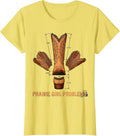 Women's Prairie Girl Problems Western Design T-Shirt - Lemon Yellow