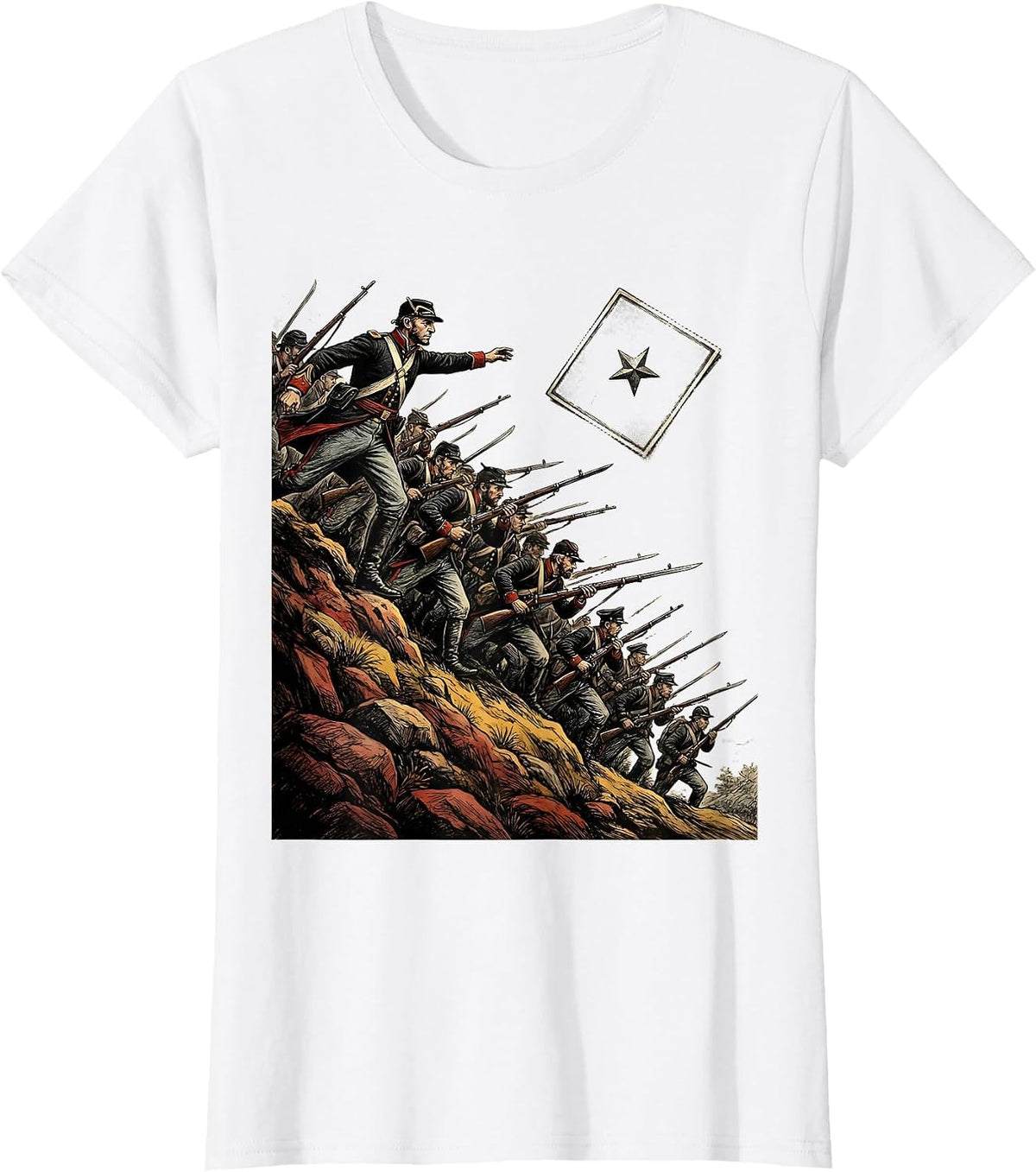 Joshua Chamberlain Civil War History Buff Humor T-Shirt - White