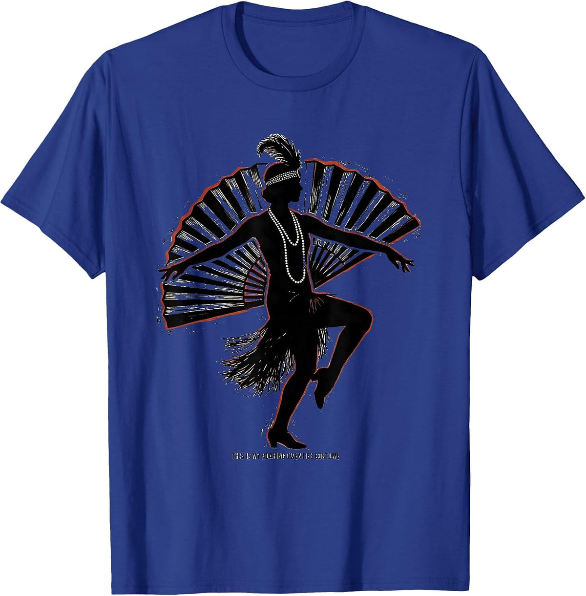 Men's This Is My Roaring Twenties Costume Vintage Flapper Party T-Shirt - Royal Blue
