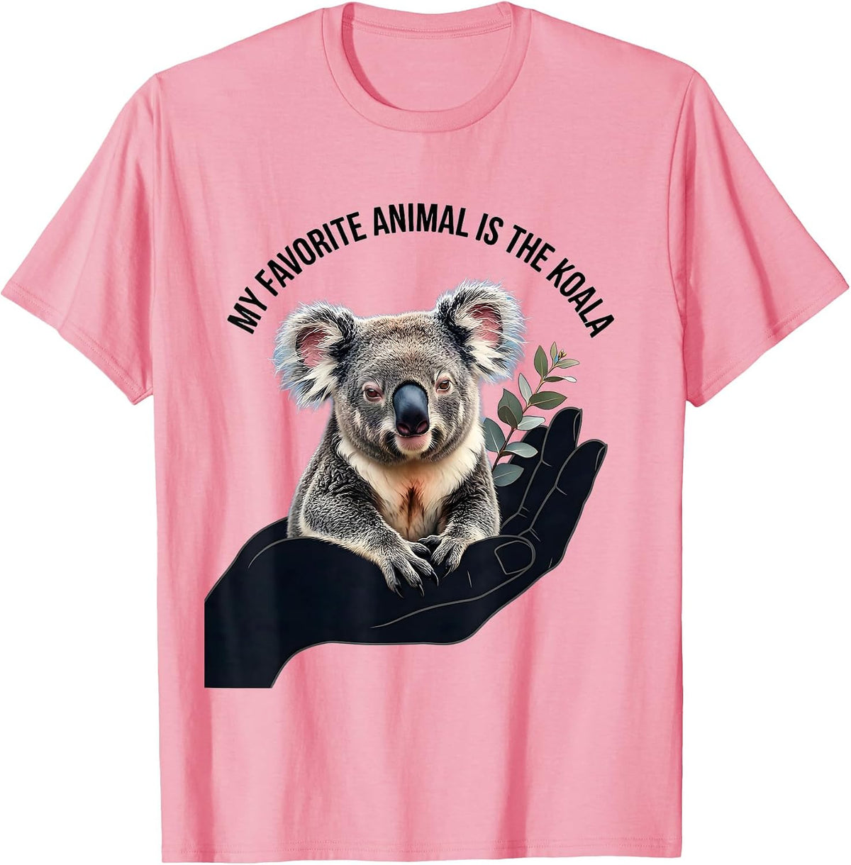 Men's My Favorite Animal Is The Koala Cute Koala Lover Gift T-Shirt - Pink