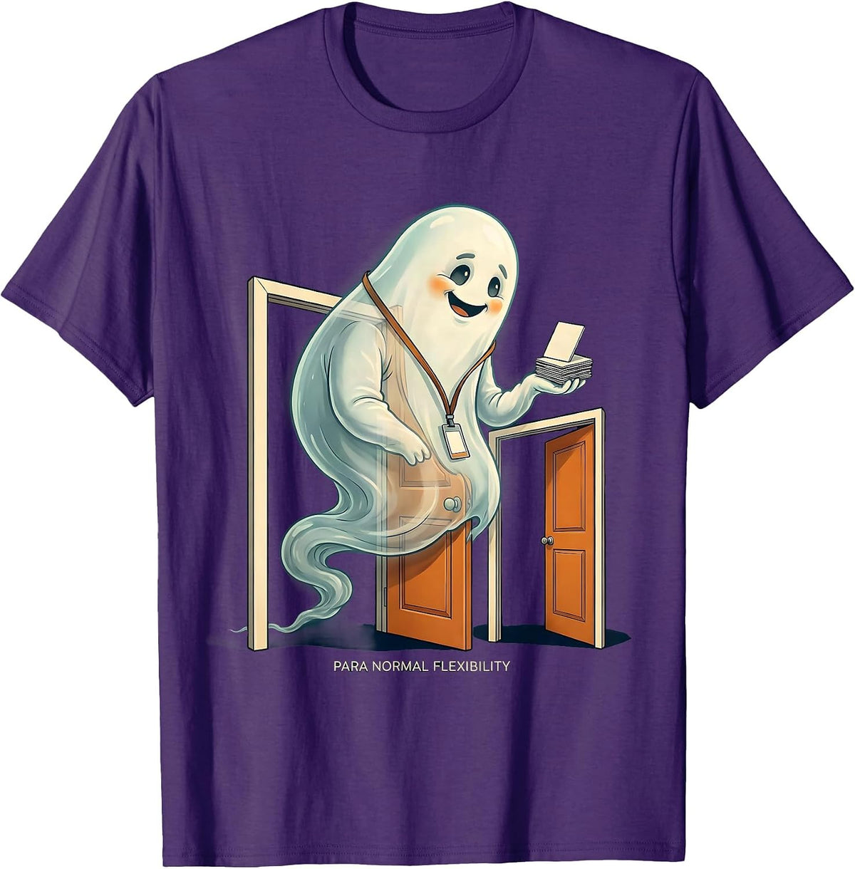 Para Normal Flexibility Funny Paraprofessional Halloween T-Shirt - Purple