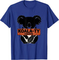 Koala-ty Counts Funny Koala Lover Animal Humor Pun T-Shirt - Royal Blue