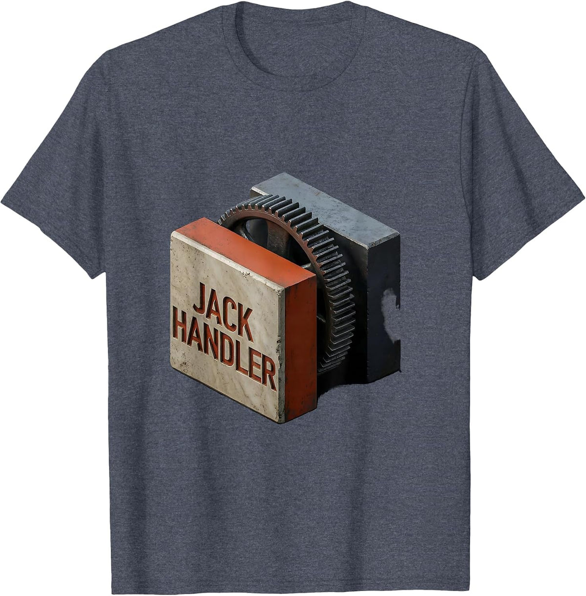 Jack Handler Rugged Oilfield Worker Gift Occupational Pride T-Shirt - Heather Blue