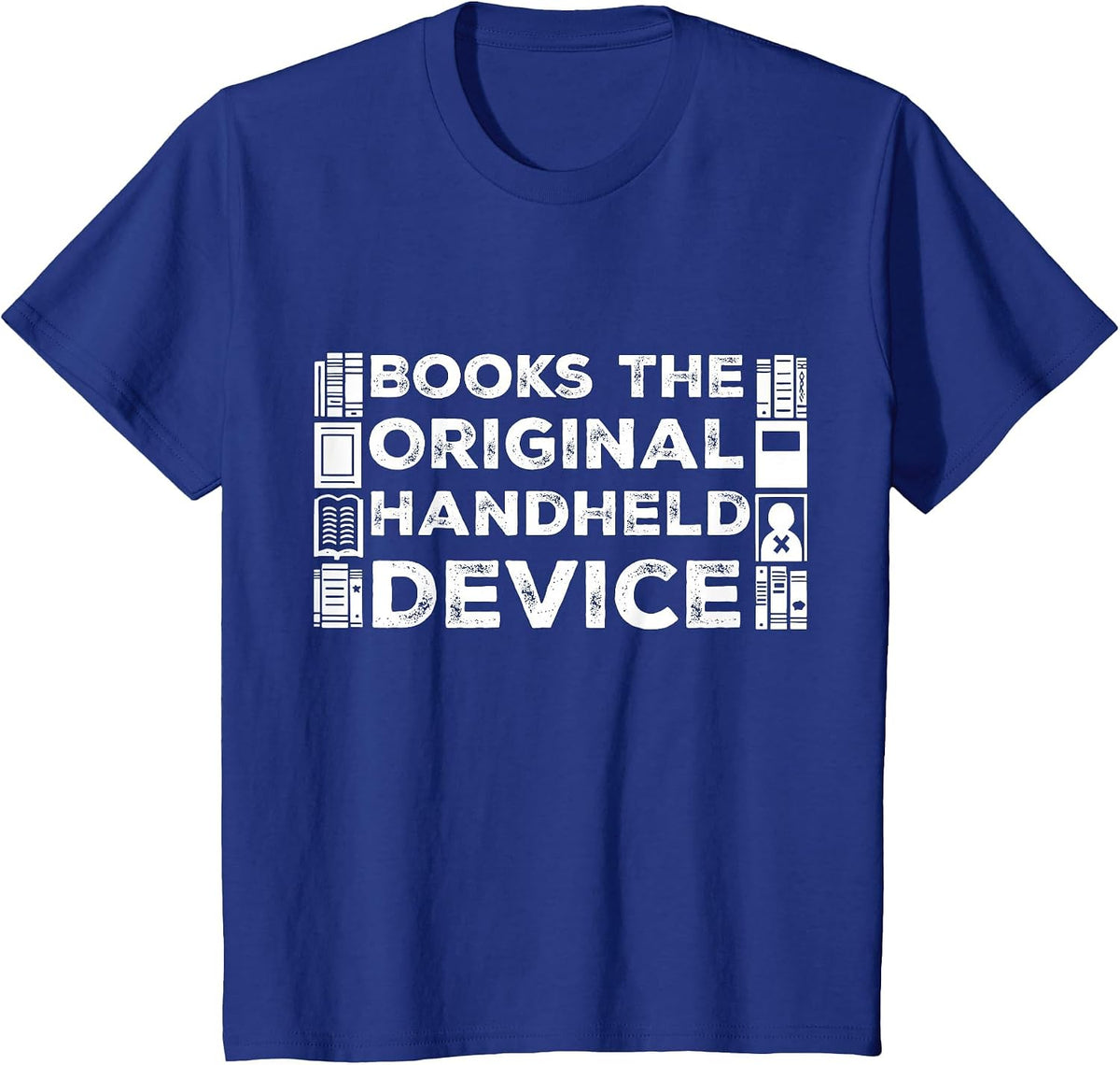 Books The Original Book Librarian for Portable Devices T-Shirt - Royal Blue