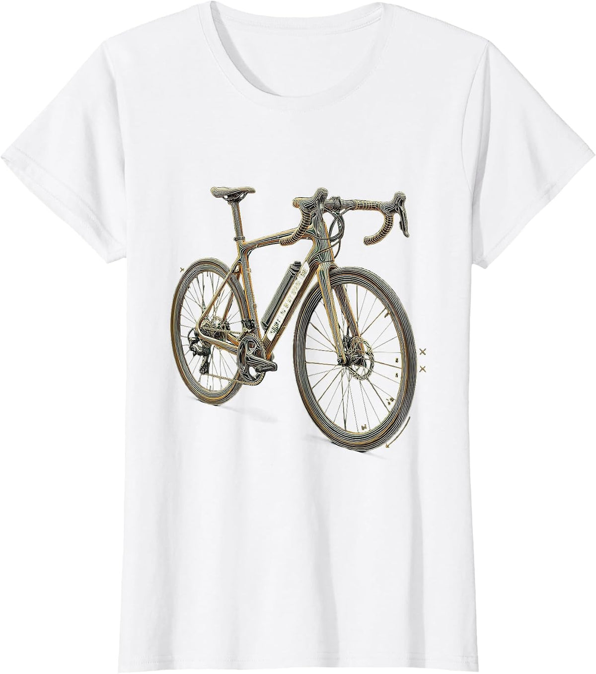 Things I Do In My Spare Time Topographic Electric Road T-Shirt - White