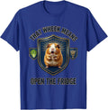 That Wheek Means Open The Fridge Cute Guinea Pig Lover Humor T-Shirt - Royal Blue