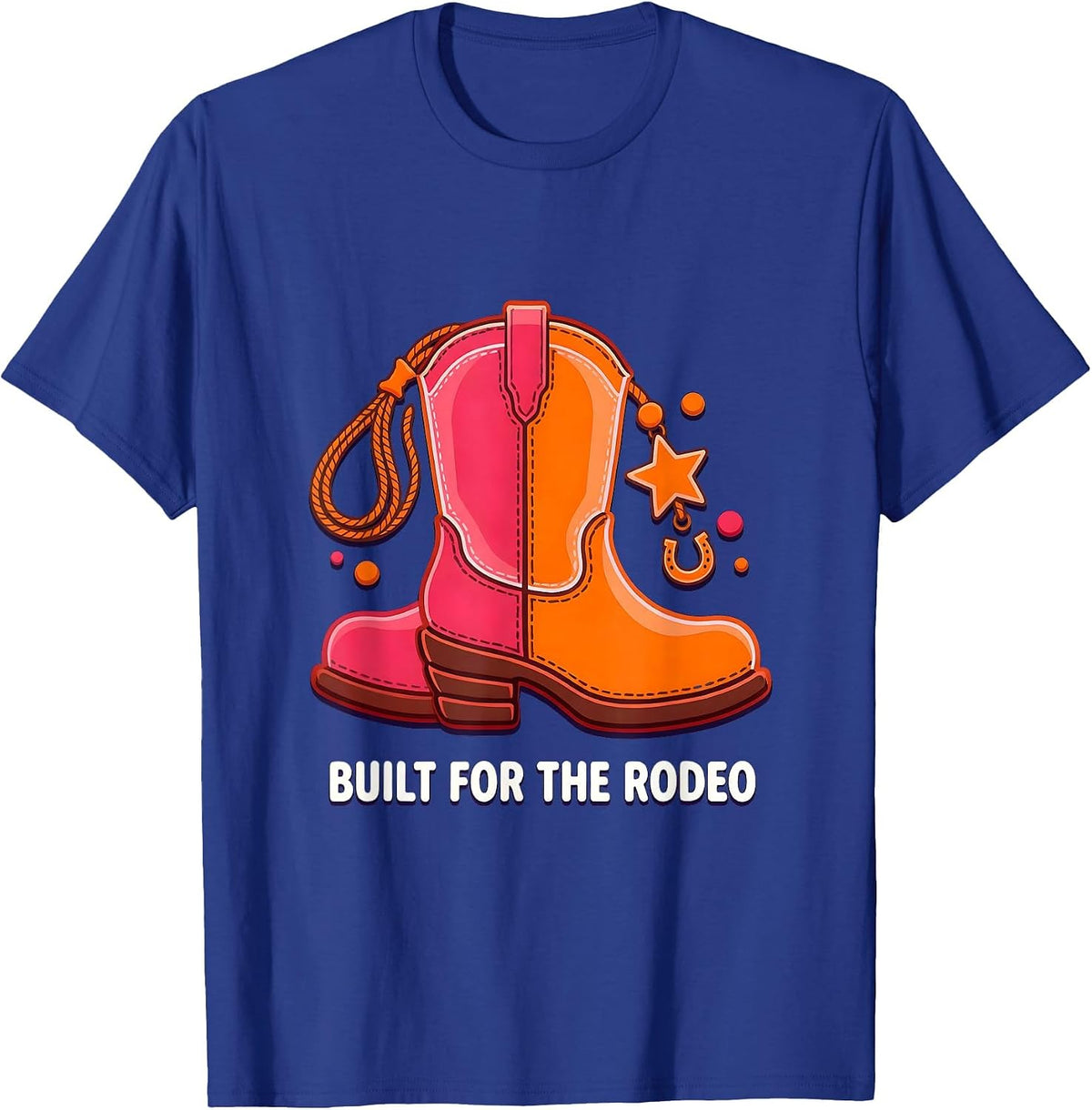Save A Horse Ride A Cowboy Rodeo Design T-Shirt - Royal Blue