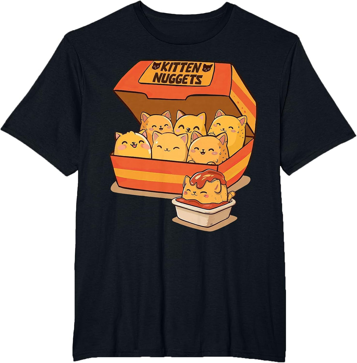 Kitten Nuggets T-Shirt - Black