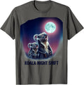 Koala Night Shift Funny Koala Meme Animal Lover Humor T-Shirt - Asphalt Grey