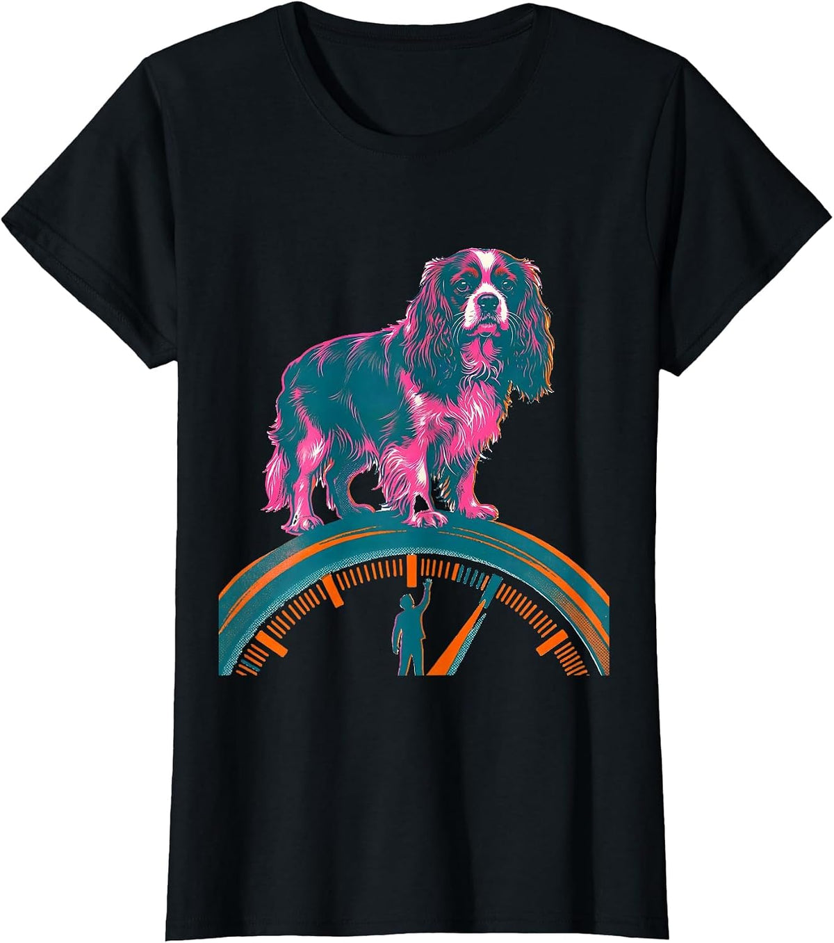 Cavalier King Charles Spaniel Dog Lover Humor T-Shirt - Black