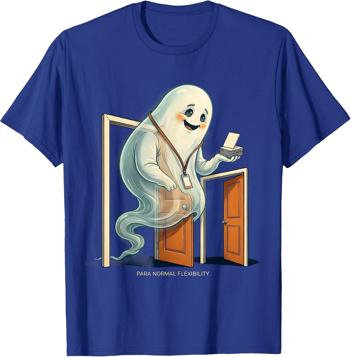 Para Normal Flexibility Funny Paraprofessional Halloween T-Shirt - Royal Blue
