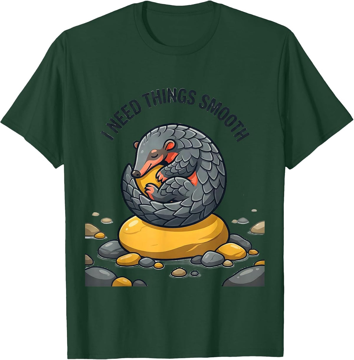 I Need Things Smooth Funny Autism Awareness Meme Autistic T-Shirt - Dark Green