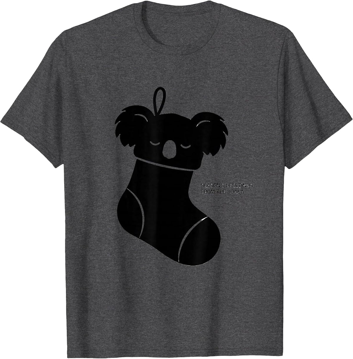 Season's Greetings From The Koala Funny Koala Lover T-Shirt - Dark Heather Grey