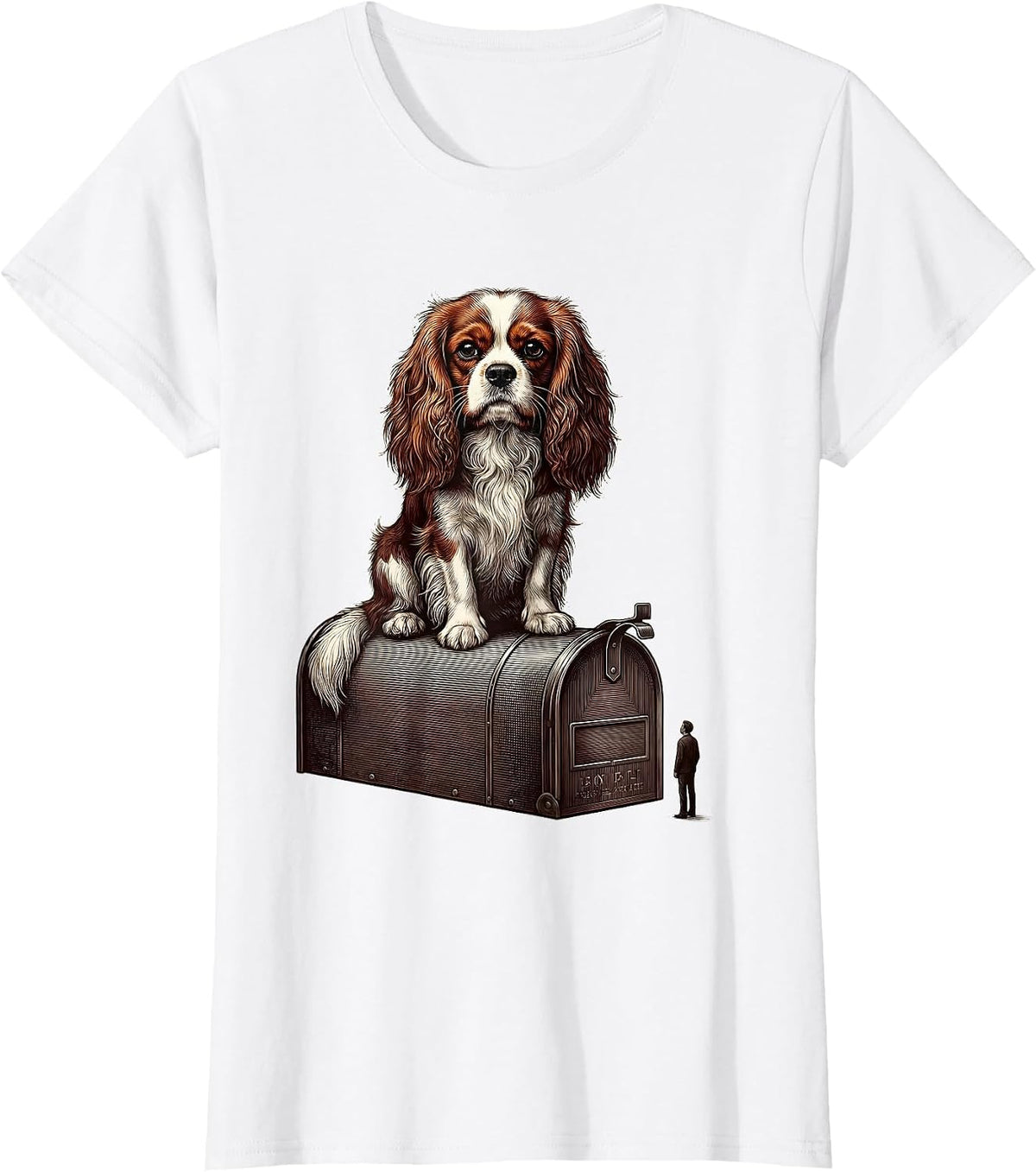 Women's Cavalier King Charles Spaniel Dog Owner Humor T-Shirt - White