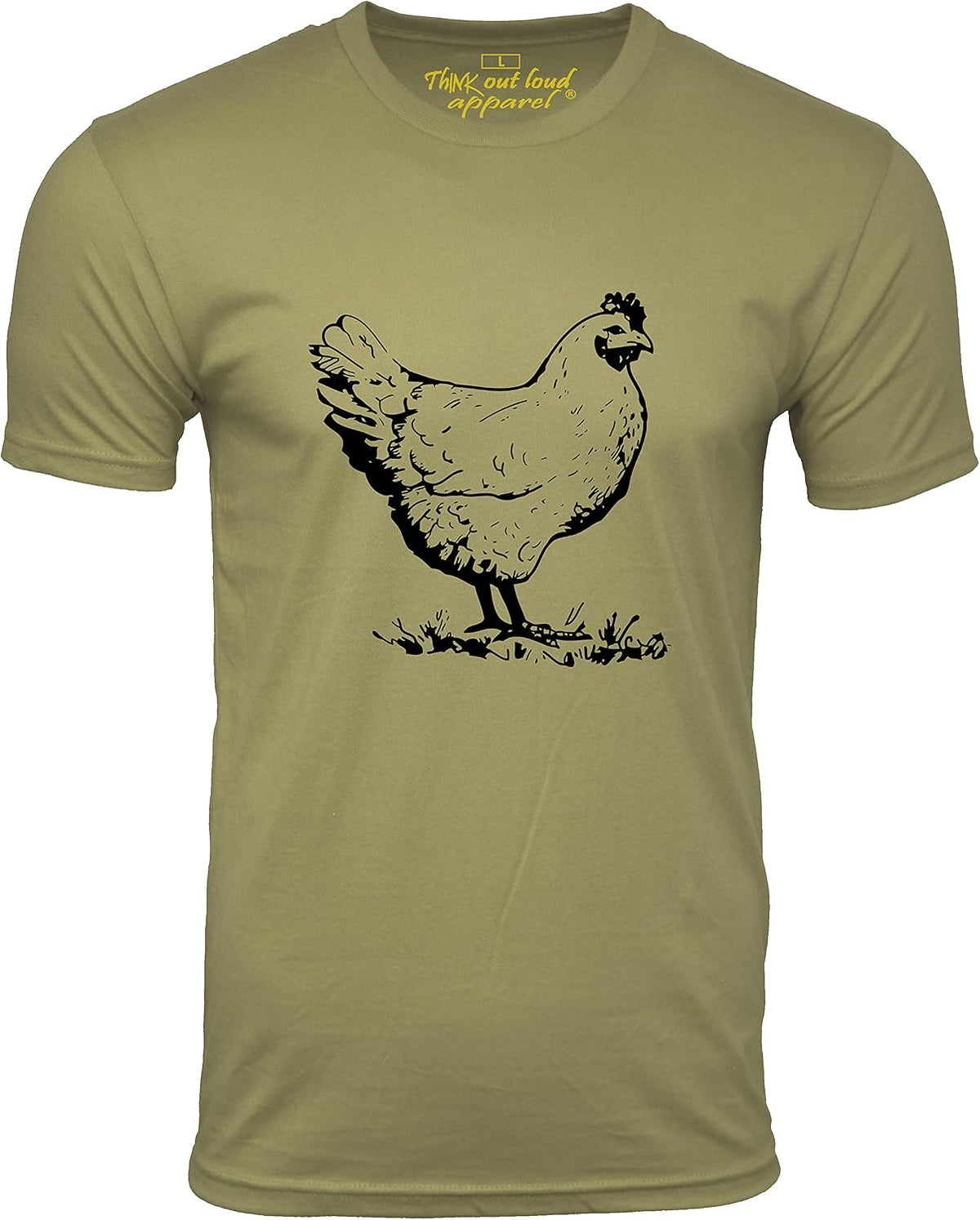 Chicken Funny T-Shirt - Olive