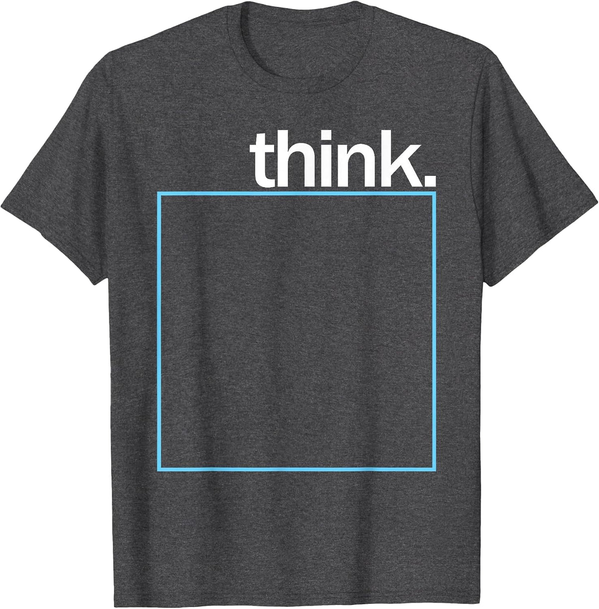 Think Outside The Box T-Shirt - Dark Heather Grey