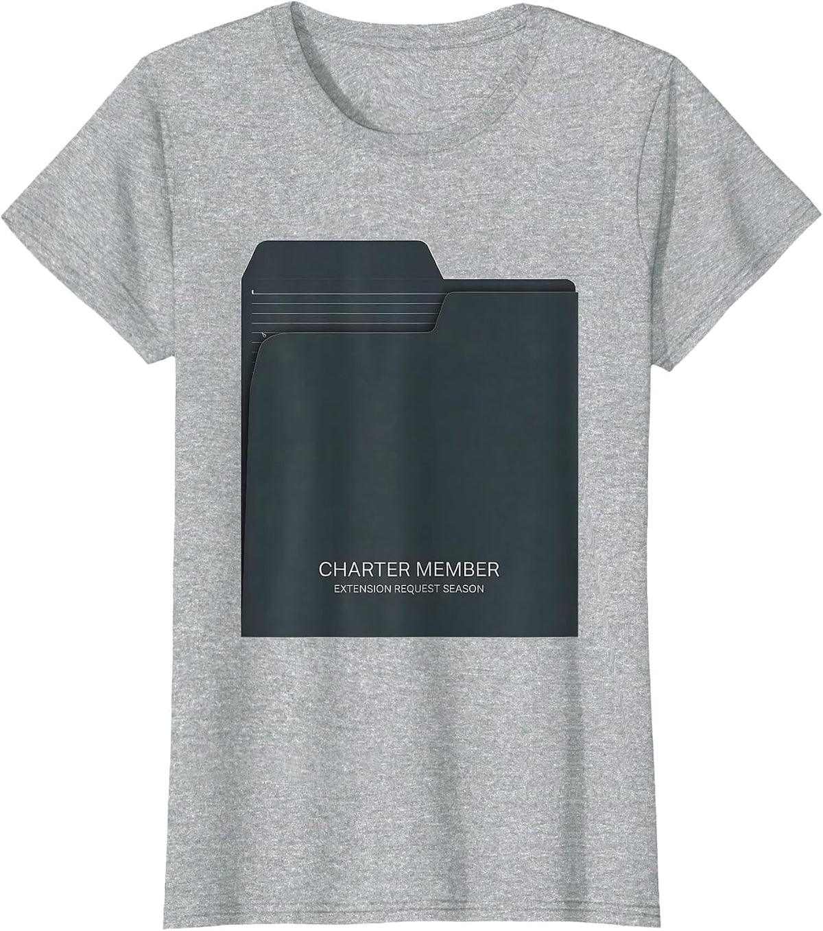 Women's Charter Member Extension Request Season Special Education T-Shirt - Heather Grey