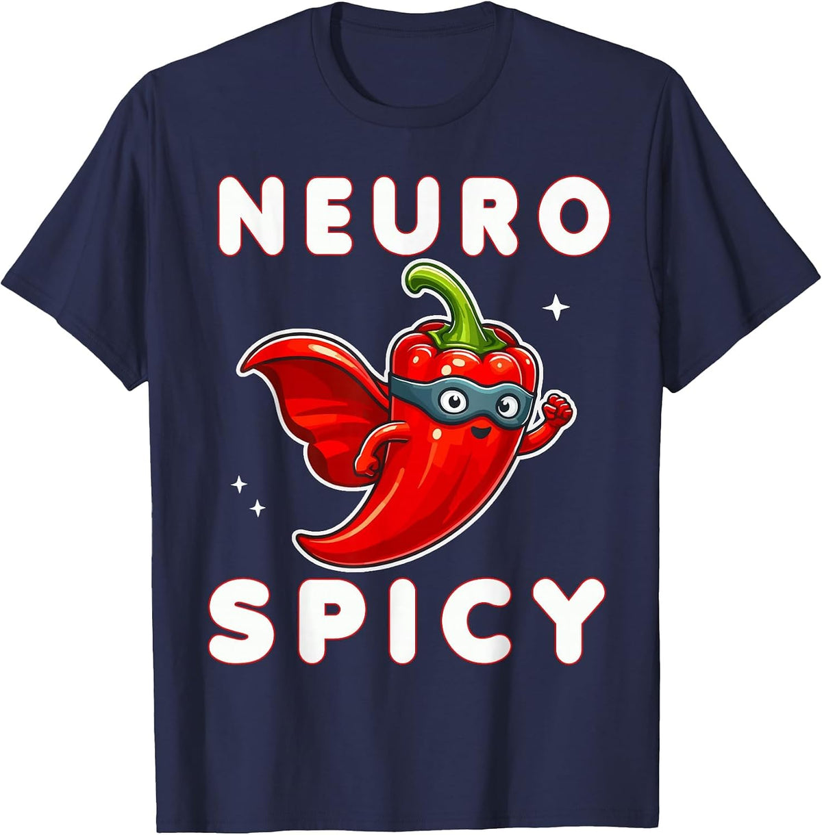 Neurotypical Neurodiversity Neuro Spicy Autism T-Shirt - Navy Blue