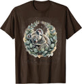 Let Me Sleep Like A Koala Funny Koala Lover Gift Watercolor T-Shirt - Brown
